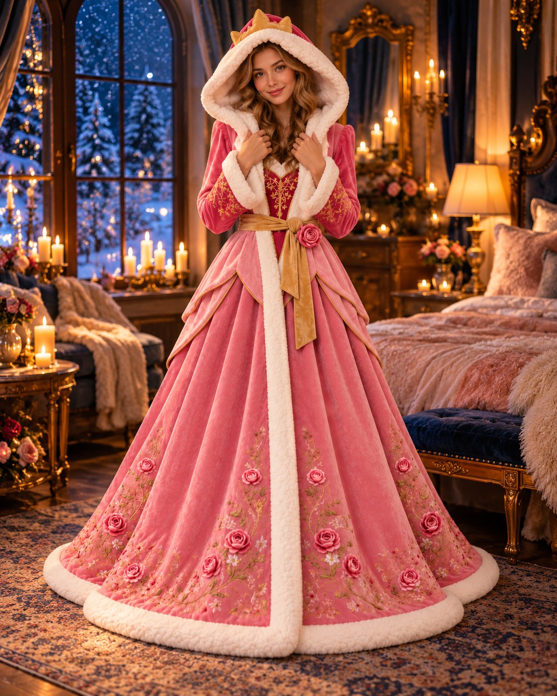 Sleeping Beauty heated robe
