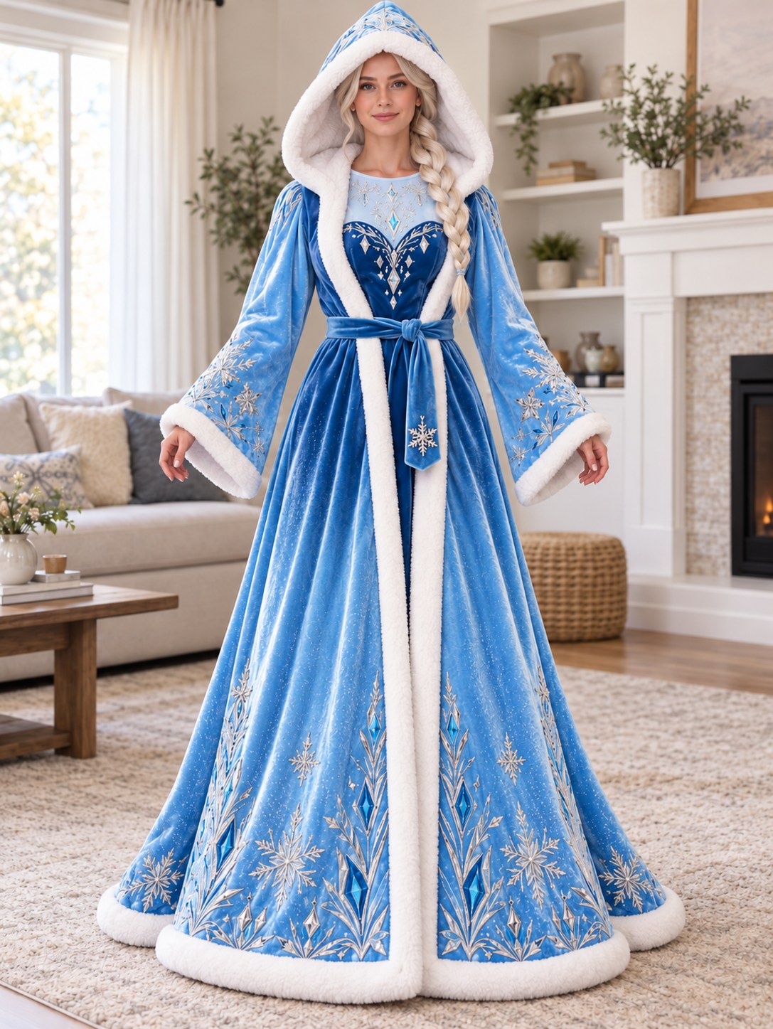 Snow Queen heated robe