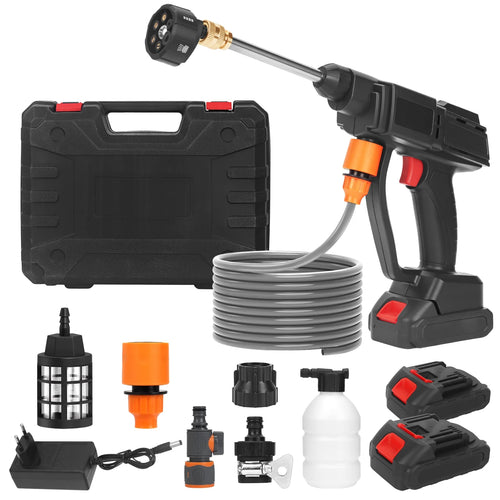 Cordless Pressure Washer – Electric Power Cleaner 1100 PSI Battery Powered with Foam Cannon and 6-In-1 Nozzle for Outdoor Garden Wall Cleaning