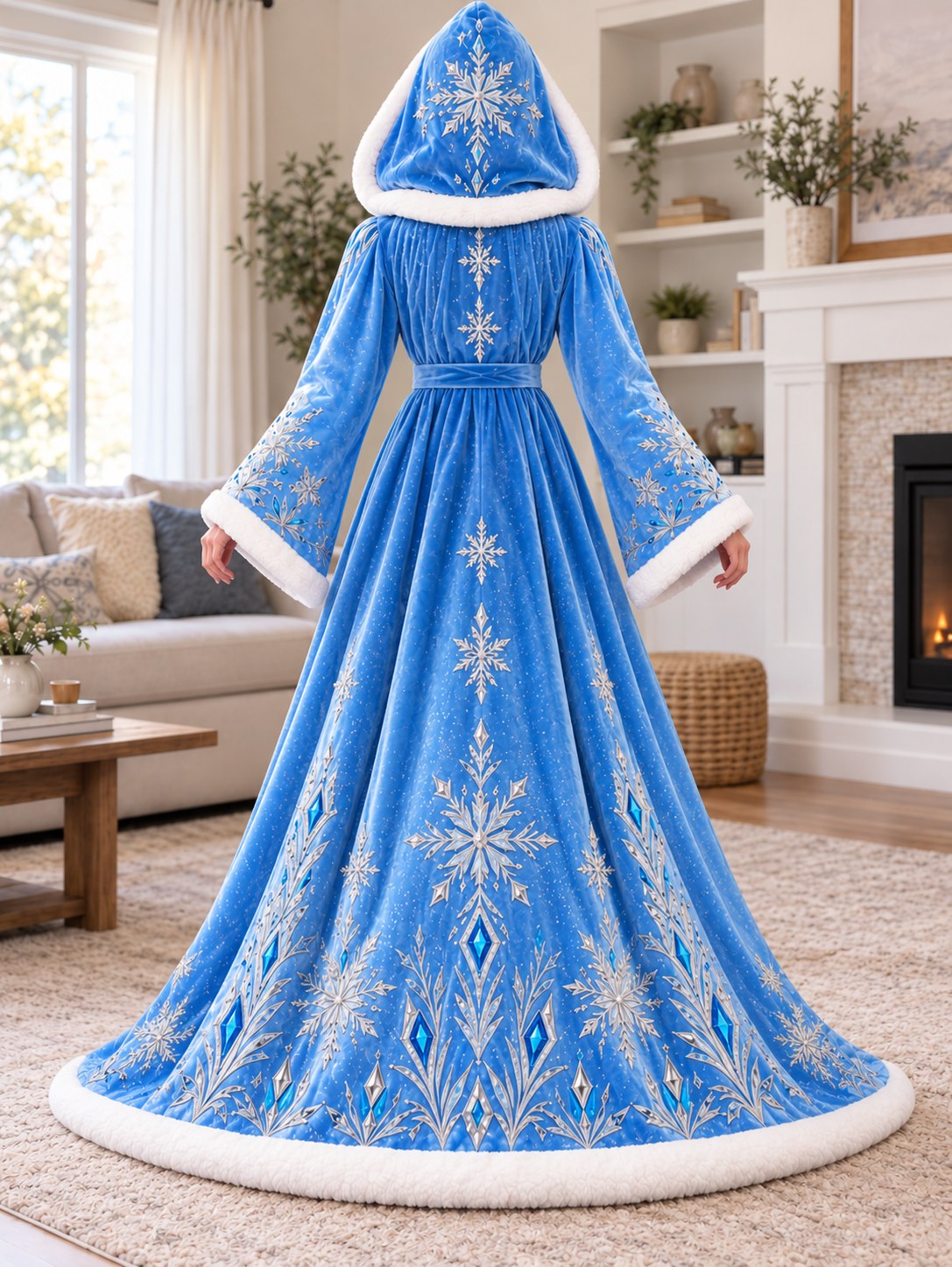 Snow Queen heated robe