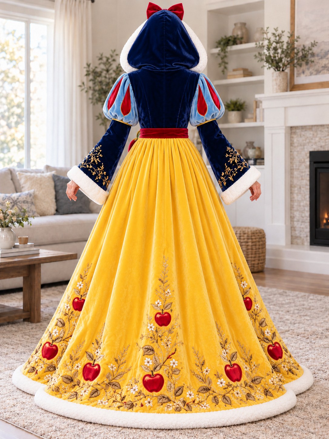 Snow White heated robe