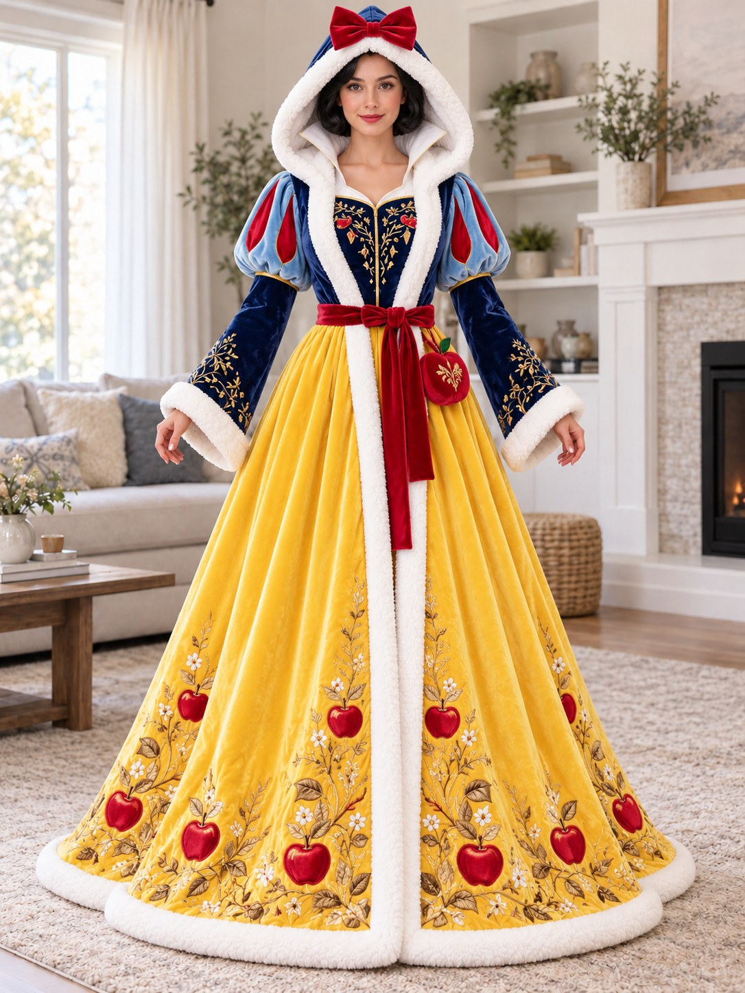 Snow White heated robe